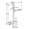 Душевой гарнитур 65 см 3 режима Hansgrohe Raindance Select S 26630400