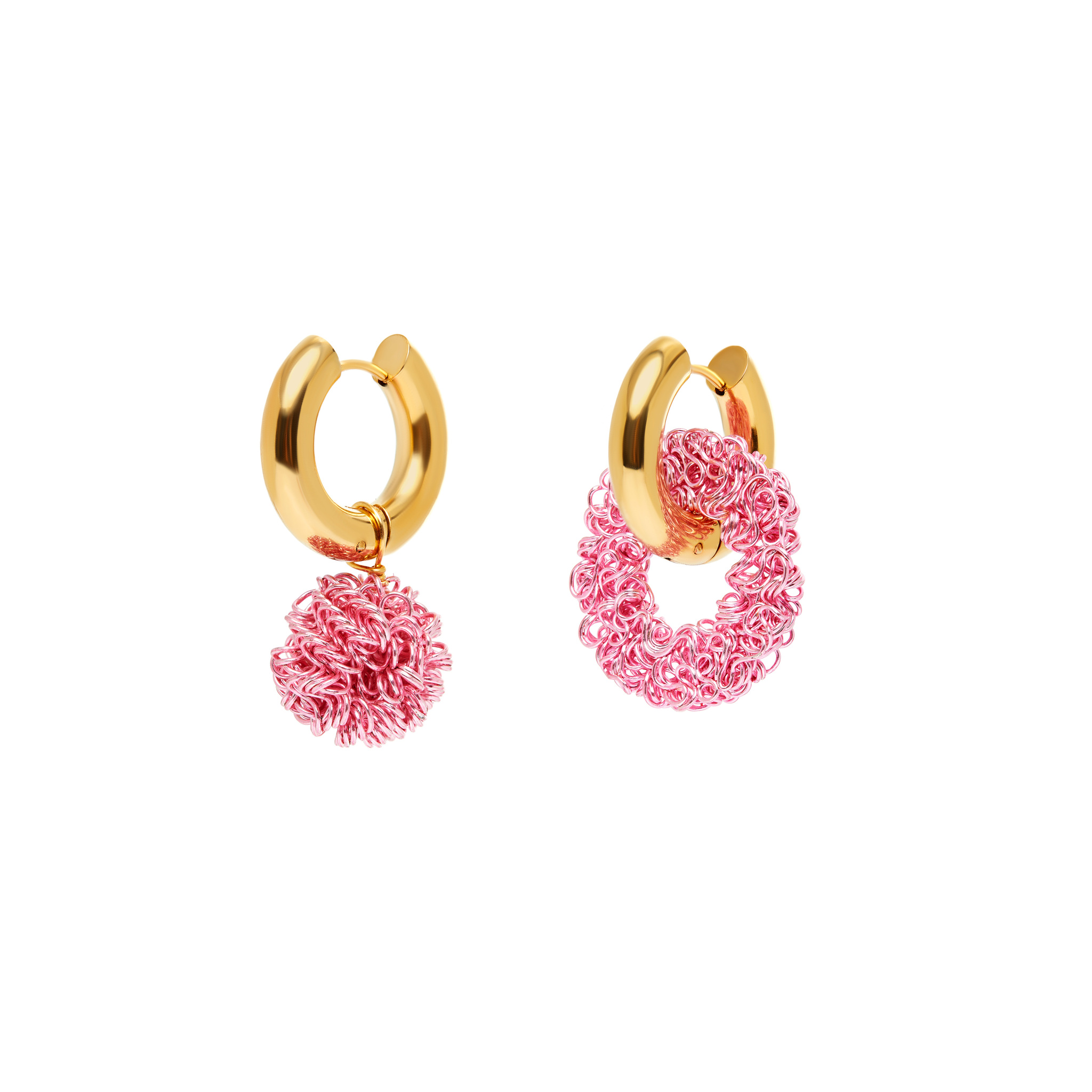 TIMELESS PEARLY Серьги Mismatched Pink Blossom Earrings timeless pearly серьги mismatched pink blossom earrings