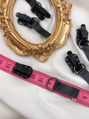 Шубный крючок черный 15 мм