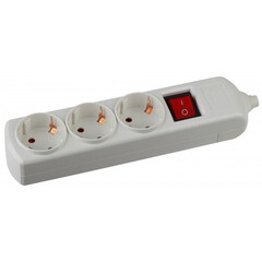 Колодка ЭРА 3гн с заземл.,выкл.***