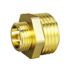 Ниппель латунный DN20-15 PN40 шт-шт переходный LD Pride