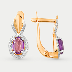 Серьги золотые