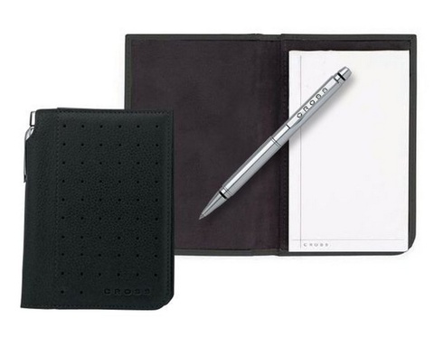 Кожаная записная книжка Cross Jotter, Autocross Leather Collection ™, Black (AC131-1)