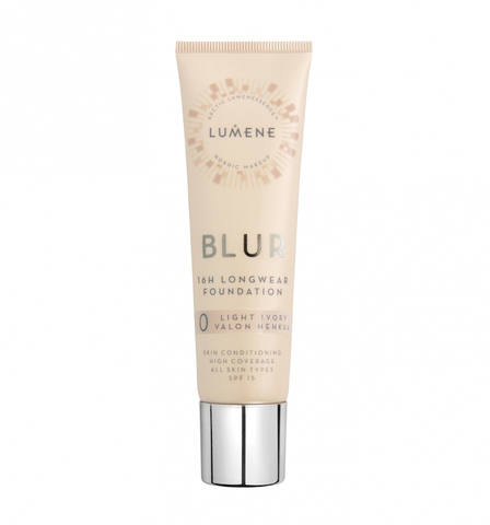 Тональный крем для лица Lumene Blur SPF15 0 Light ivory 30 мл