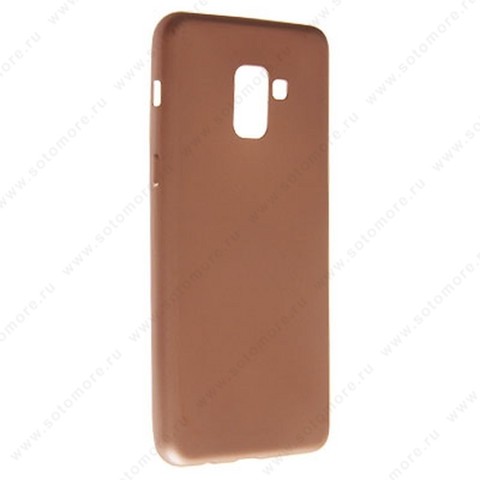 Накладка силиконовая Soft Touch ультра-тонкая для Samsung Galaxy Note 9 розовый