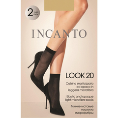 Носки жен INCANTO Look 20 (2 пары ) naturel 6944944005278
