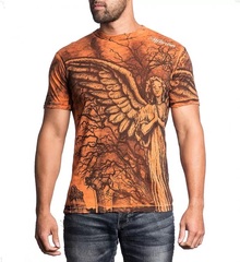 Футболка Affliction GRAVE ANGEL ORANGE