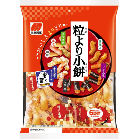 Крекер рисовый ассорти 7 вкусов Sanko Seika, 80 гр