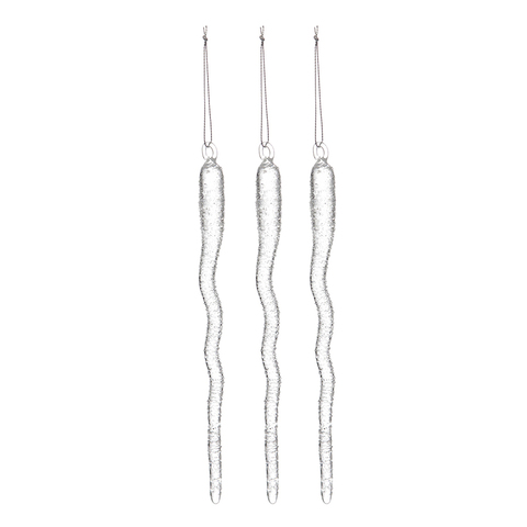 Набор ёлочных украшений 3шт Tkano New Year Essential Melting icicles