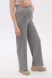 Брюки для беременных 15967 т.серый меланж