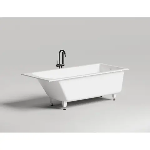 Salini CASCATA 180x80 104213M Ванна встраиваемая S-Sense, матовый