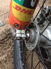 KTM, Husqvarna 2016+ и GasGas 2021 г. спейсеры колес на переднюю ось 22 мм.