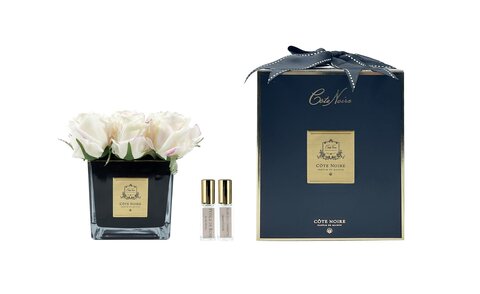 Букет роз ароматизированный Cote Noire Square 9 Rose Blush Black