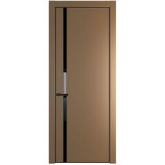 Межкомнатная дверь эмаль Profil Doors 21PA перламутр золото со вставкой