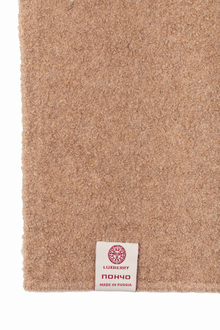 Пончо шерстяное Luxberry one size бежевое