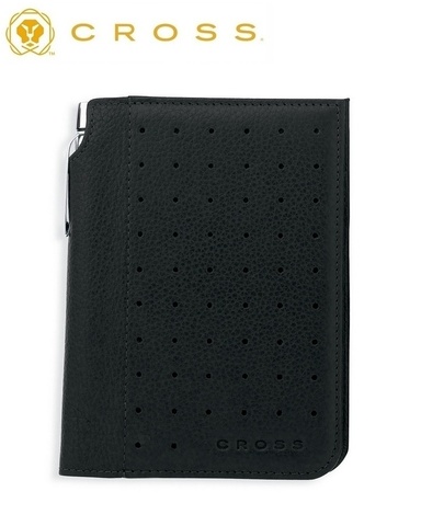Кожаная записная книжка Cross Jotter, Autocross Leather Collection ™, Black (AC131-1)