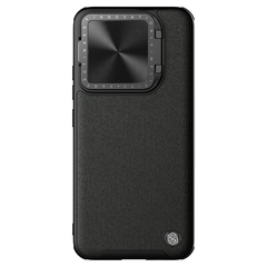 Чехол с вставками из кожи от Nillkin для Xiaomi 14 Pro, серия CamShield Prop Leather Magnetic Case