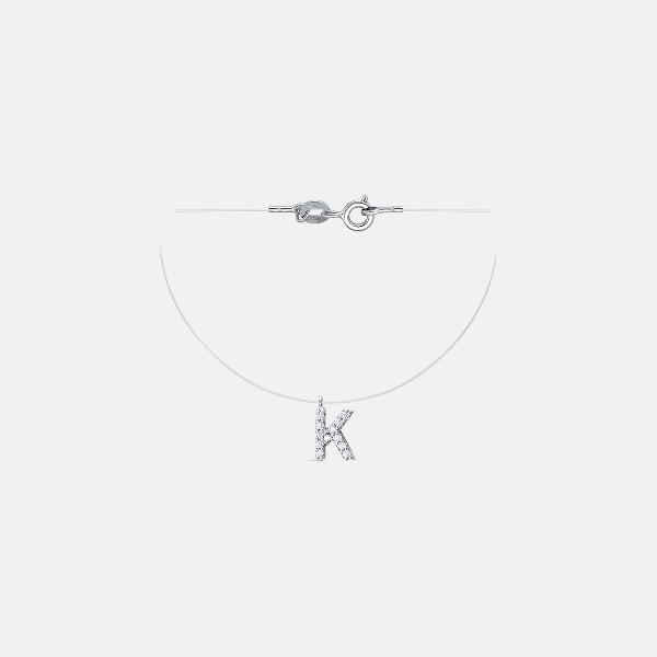 Колье-леска Буква K