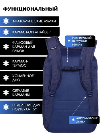 Картинка рюкзак городской Dakine campus l 33l Naval Academy - 2
