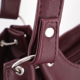 Сумка Саломея 304 гладкий бордо