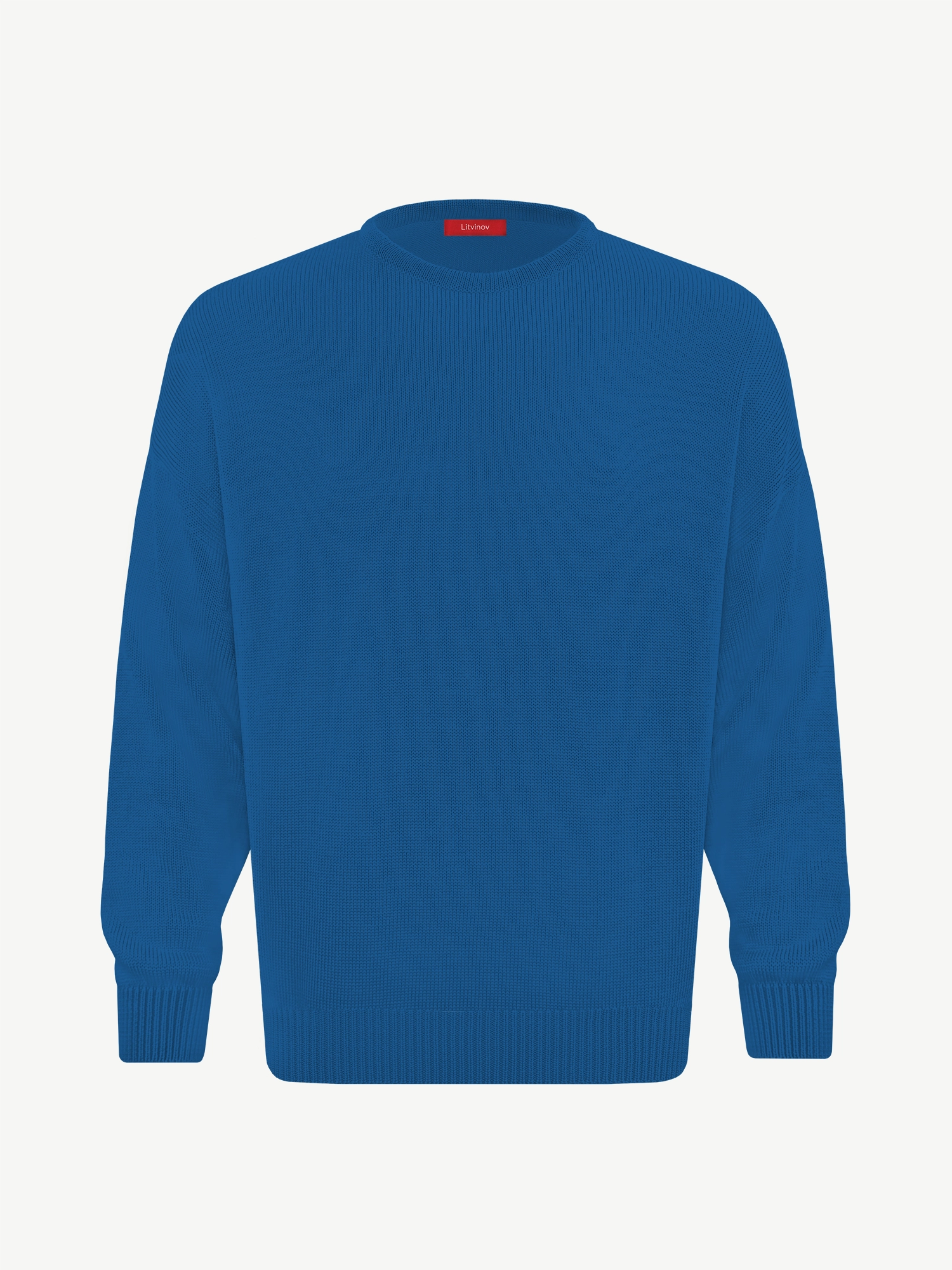 Джемпер оверсайз из экохлопка