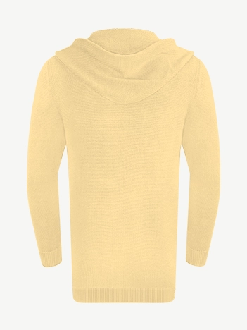 Кардиган с капюшоном из мягкой шерсти