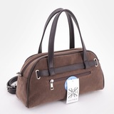 Сумка Саломея 361 эко-замша шоколад