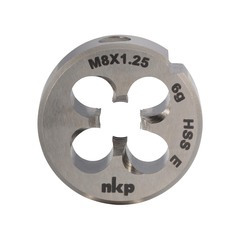 Плашка М 8,0х1,25 DINEN22568 HSSE 6g 25х9мм NKP 188001-N2-0080