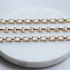 Цепочка 10*6 мм, позолота, 14 см, А024-1 (14см)