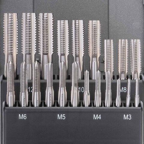 Набор метчиков комплектных M3 -M12 HSSE DIN352 21пр Ruko 245001ERO