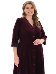 4067 Халат на пуговицах