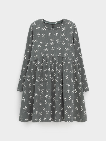 Платье  для девочки  КР 5942/пряный базилик,нежные цветочки к585