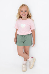 шорты  для девочки  К 400697/весенний зеленый