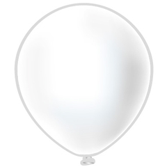 БК 12''/30 см, Пастель, Белый (White), 50 шт.