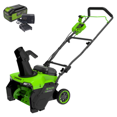 Снегоуборщик Greenworks GD40STX2K4 40V (51 см) аккумуляторный, с АКБ 4 А/ч и ЗУ