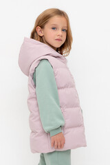 жилет  для девочки  ВК 35018/1 ГР (128-152)