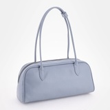 Сумка Саломея 2042 гладкий серо-голубой