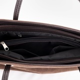 Сумка Саломея 620 эко-замша шоколад