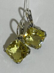 Мармелад (серьги из серебра)