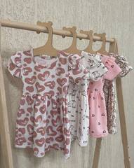 Платье цветное д/девочки (интерлок)