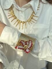 Колье шипы в стиле Schiaparelli