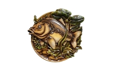 Силиконовый молд Рыба (медальон) № 0475