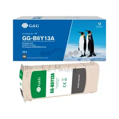 Картридж струйный G&G GG-B6Y13A 771C фото черный (775мл) для HP DesignJet Z6200