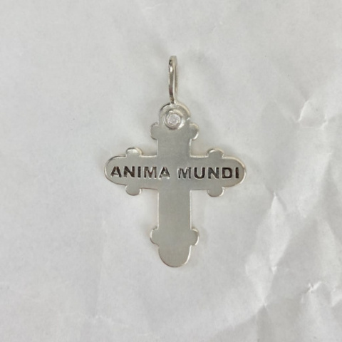 Подвеска ANIMA MUNDIсеребро с белым топазом