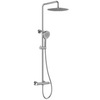 Lemark Beluga LMF-8025B-C Смеситель для душа с регулируемой высотой штанги и лейкой верхнего душа «Тропический дождь»