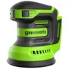 Эксцентриковая шлифмашина акк. Greenworks OS325, 24V, 125 мм, 5000-8000-11000 об/мин, амплитуда 2.4 мм, без АКБ и ЗУ (3100907) — фото 2