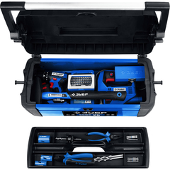 ЗУБР СОЮЗ-25, 640 x 250 x 240 мм, (25?), металлический ящик для инструментов, Профессионал (38151-25)