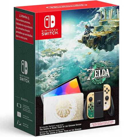 Игровая консоль Nintendo Switch Zelda Tears of the Kingdom Edition (OLED-модель)