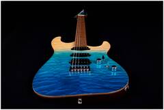 Электрогитара шестиструнная JET JS-1000 QTBL