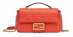 Сумка Fendi Baguette Midi красный